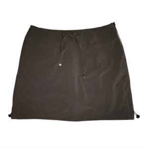 Green Tea Active Skort Drawstring Forest Grn Size M